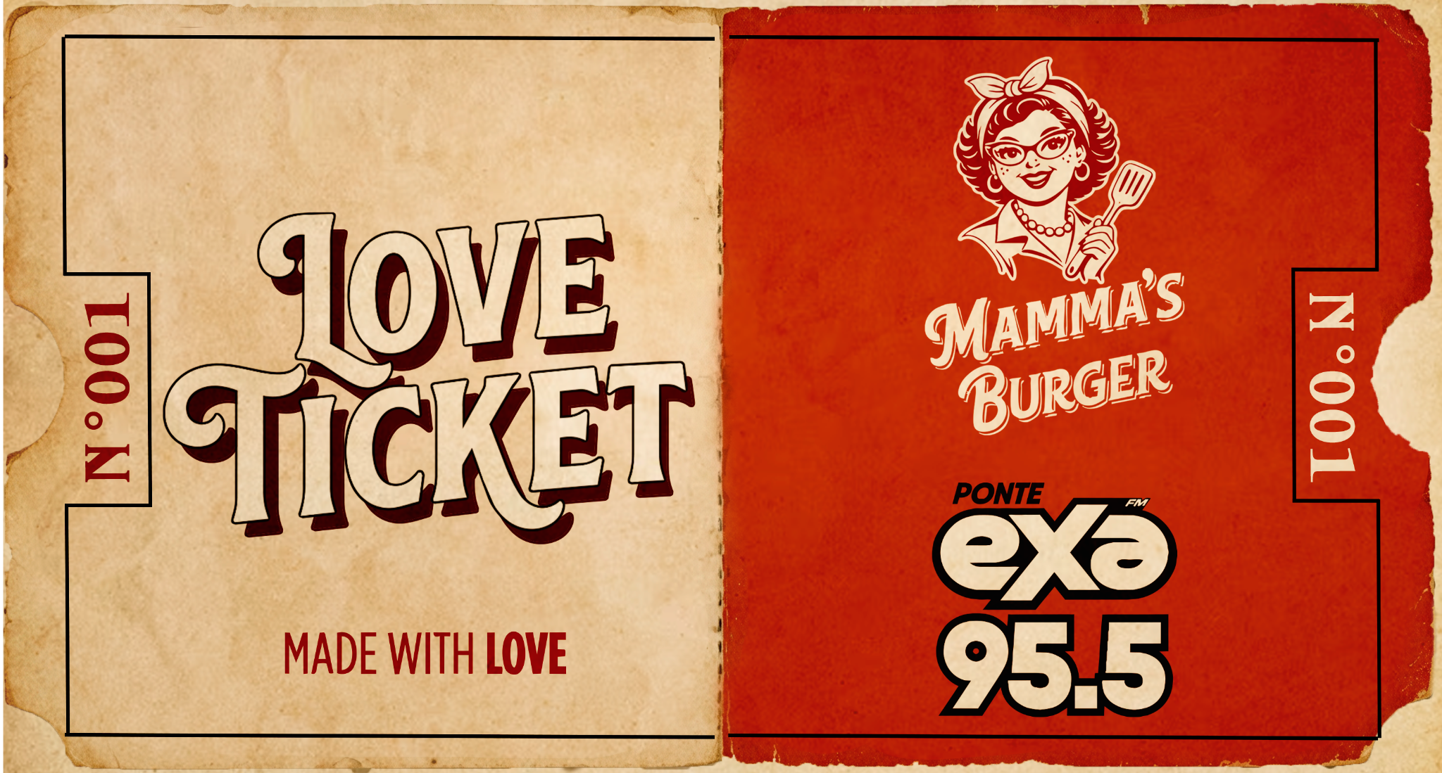 Love Ticket Mamma’s Burger × EXA
